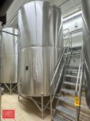 3,000 Gallon S/S Tank with Vertical Agitation, S/S Air Valve and Temperature Gauge