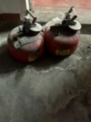 (2) Solvent Cans - Rigging Fee: $10