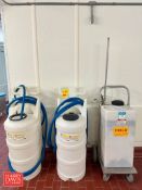 (2) Portable Poly Sanitizing Formers and Lafferty 20 Gallon Portable 4-Way Fogger - Rigging Fee: $30
