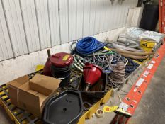 (4) Containment Pallets with Spill Kits, Hose, Oil Pans and Funnels - Rigging Fee: $125
