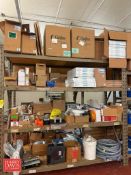 Assorted Air Handler, Glasfloss Air Filters, Honeywell Chart Recorder, Tubing, Emergency Lighting