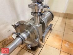 Fristam Centrifugal Pump, Model: FPX 1741-205 with Baldor S/S Clad 5 HP 1,750 RPM Motor: Mounted on