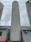 Walker 40,000 Gallon Jacketed S/S Silo, S/N: VSHT-5688R with Horizontal Agitation S/S Air Value