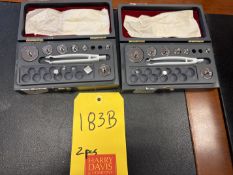 (2) Boxes: Scale Standard Weights - Rigging Fee: $10