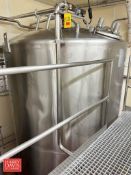 3,000 Gallon S/S Blend Tank with Vertical Agitation, S/S Air Valve and Temperature Gauge