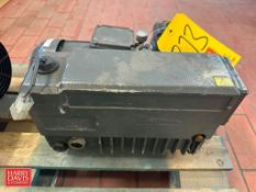 Busch Vacuum Pump, Model: KB0040DIZO with 3,400 RPM Variable Speed Motor - Rigging Fee: $75