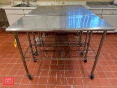 (3) Portable S/S Tables - Rigging Fee: $125