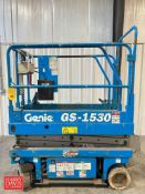 Genie Electric Scissor Lift, Model: GS-1530 - Rigging Fee: $150