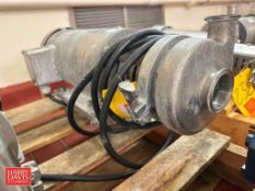 Ampco Centrifugal Pump, Model: AC+2141D14T-E with Baldor S/S Clad 3 HP 3,470 RPM Motor: Mounted on