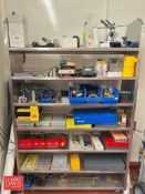 Assorted Parts, Including: Grinder Wheels, Battery Chargers, Hardware and Dixon Chart Recorder with