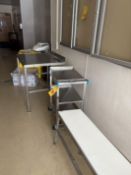 S/S Table, S/S Cart, Poly Top and S/S Bench - Rigging Fee: $25
