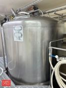 3,000 Gallon S/S Blend Tank with Vertical Agitation, S/S Air Valve and Temperature Gauge