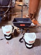 Mobile Salt Spreader and (2) Shoulder Mount Spreaders - Rigging Fee: $10