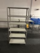 S/S 6-Tier Shelf with Poly Tops - Rigging Fee: $25