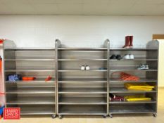 (3) Portable S/S Shelves: 80