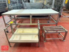 Portable S/S Table with Poly Top: 30