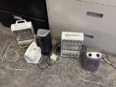 (5) Assorted Space Heaters - Rigging Fee: $10