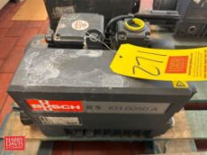 Busch Vacuum Pump, Model: KH0050AIZO with 3,460 RPM Variable Speed Motor - Rigging Fee: $75