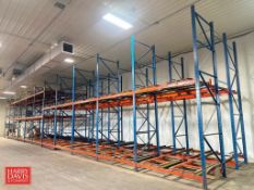 Sections: 3-Deep Push Back Pallet Racking: 17’ x 8’ (Subject to Confirmation) - Rigging Fee: $2,200