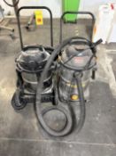 (2) S/S Shop Vacs - Rigging Fee: $25