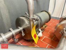 CIP System with 3-Compartment S/S Tank, Fristam Centrifugal Pump, 42” Enerquip S/S Shell & Tube Heat