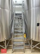 S/S Chemical Resistant Decking: 34’ x 3’ with Stairs and Handrail - Rigging Fee: $1,000