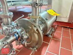 Fristam Centrifugal Liquid Ring Pump, Model: FZX2200 with Baldor S/S Clad 10 HP 1,770 RPM Motor