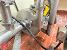 Tri-Clover Centrifugal Pump, Model: C328MD18T-S-5-18 with Sterling S/S Clad 5 HP 1,750 RPM Motor