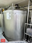 3,000 Gallon S/S Blend Tank with Vertical Agitation, S/S Air Valve and Temperature Gauge
