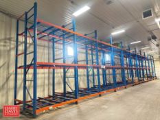 Sections: 2-Deep Push Back Pallet Racking: 17’ x 8’ (Subject to Confirmation) - Rigging Fee: $2,200
