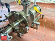 Fristam Centrifugal Pump, Model: FPX741-205 with Baldor S/S Clad 3 HP 1,760 RPM Motor: Mounted on