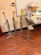 (4) S/S Chemical Dispenser Stands - Rigging Fee: $20
