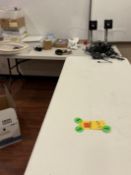 (2) Plastic Folding Tables, Printer Stand and (14) Stackable Chairs - Rigging Fee: $10
