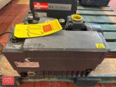 Busch Vacuum Pump, Model: KB0040DIZO with 3,400 RPM Variable Speed Motor - Rigging Fee: $75