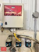 Hydrite Chemical Feed System with (3) Polly Diaphragm Pumps - Rigging Fee: $25