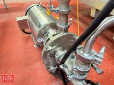 Fristam Centrifugal Liquid Ring Pump, Model: FZX2200 with Baldor S/S Clad 10 HP 1,770 RPM Motor