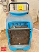 DrizAir 1200 Dehumidifier - Rigging Fee: $30