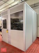 Global Modular Room: 8' x 8’ x 98” with Door and Windows - Rigging Fee: $500