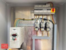 Anderson AJ-300 Chart Recorder, Koyo Direct Logic 105 PLC, (7) Air Valve Solenoids, Love Controls