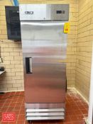 U-STAR S/S Refrigerator, Model: RF-ID/19, Mounted on Casters - Rigging Fee: $250