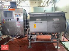Mepaco 100 Gallon Jacketed S/S Dual Ribbon Blender, Model: TBD170, S/N: M12437-1 with Load Cells