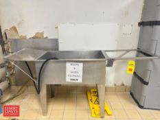S/S Tank with Shelf - Rigging Fee: $150