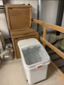 NEW Rubbermaid 4 Cu Ft Ingredient Bins - Rigging Fee: $50