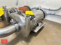 Waukesha Cherry-Burrell Centrifugal Pump, Model: C-218 with Sterling S/S Clad 3 HP 1,760 RPM Motor