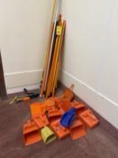 Broom and Mop Handles, Scoops and Dust Pans - Rigging Fee: $10