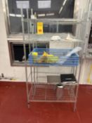 (2) Metro Wire 4-Tier Shelf Units - Rigging Fee: $25