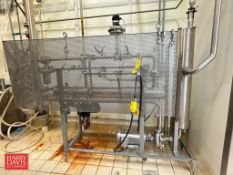 S/S Skid Mounted Hot Water System with 5’ Enerquip S/S Shell & Tube Heat Exchanger, Fristam