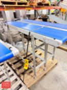 Power Belt Conveyor: 14.25” Width x 63” Length - Rigging Fee: $100