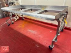 S/S Vemag Tote Dumping Table: 91” × 41” (Location: Belmont, WI) - Rigging Fee: $150