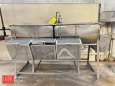 2-Compartment S/S COP Trough: 4’ × 20